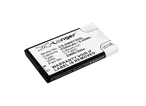 SHINEAR 2350mAh Battery Replacement for D-Link DWR-932C A1 DWR-730 DWR-932 C1 DWR-720 DWR-730 B2 DWR-730 B1 DWR-830 A1 DWR-720 B1 DWRr600b 6BT-R600B-2902 6BT-R300A-291 DWRr300a (3.7V)
