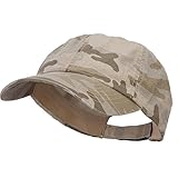 MG Faded Camo Washed Cotton Cap - Desert Camo OSFM