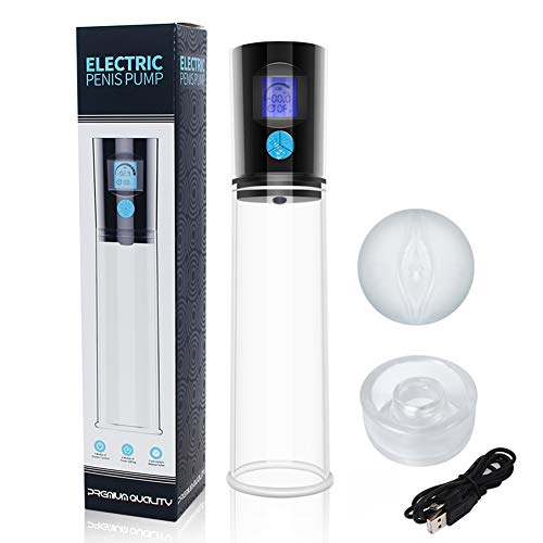 Growth Vacuum Massage Pump Men's Prolong Water Pump Male Enhancement Growth Pump 2 in 1 Pump ED Vacuum Pump for Men 12 inches Mens Training Tool