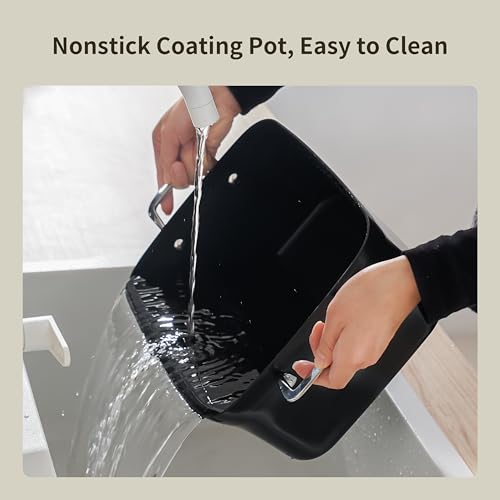 Image of 7-Quart Slow Cooker | PFOA-Free Ceramic Coating, Dishwasher Safe Oven Safe to 450F, Perfect for Large Families, Entertaining (With Timer)