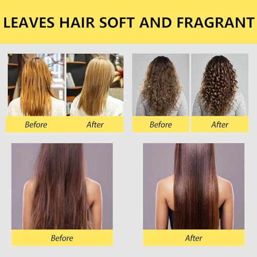 Fadelo Keratin Hair Treatment, Deep Conditioning Hair Mask for Damaged Hair with Collagen & Keratin, Professional Hair Care Solution, 500ml (16.9 Fl Oz) — view 5