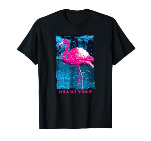 Miami Vice Original Pink Flamingo T-Shirt T-Shirt