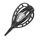 VGEBY Fishing Feeder, Carp Bait Trap Cage Fishing Pellet Feeder Inline Method Feeders(40g)