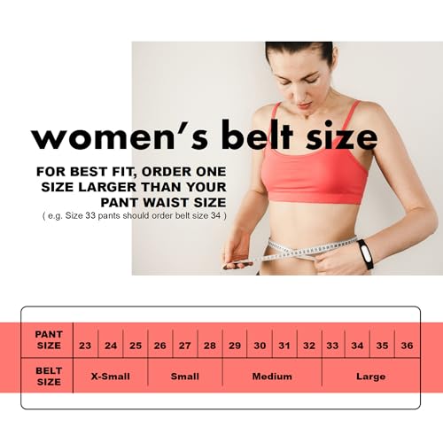 Earnda EB04WCC561AL Women'S Faux Leather Chic Belt thumb #3