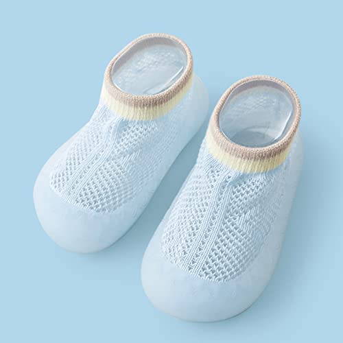 Toddler Baby Kids Summer Shoes Socks Anklet Soft Sole Girls Boys Solid Slipper Cute Cotton Walking Socks Shoes3