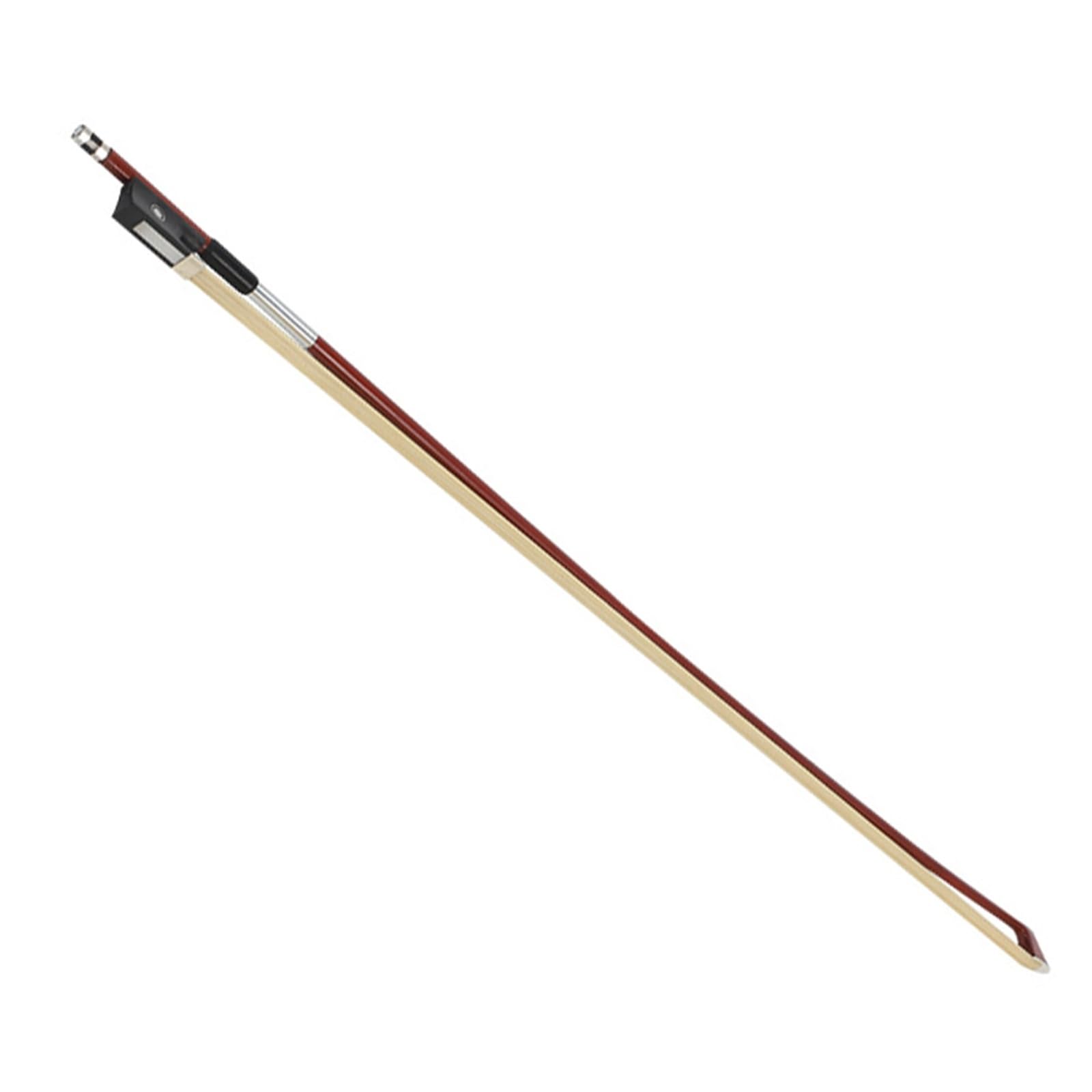 Arco Per Violino Archetto Per Violino In Legno Massello Per Principianti Crine Di Equiseto Con Ebano Rotondo Dimensioni Standard(1/2)