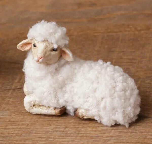New-Farmhouse-Wooly-Sheep-2-pcs-Figurines-Cottage-Farm-Animals-Primitive-Country-for-Holiday-Kitchen-Farmhouse-Home-Decor New Farmhouse Wooly Sheep 2 pcs Figurines Cottage Farm Animals Primitive Country for Holiday Kitchen Farmhouse Home Decor