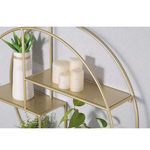 Présentoir décoratif rond pour ranger et embellir un mur de chambre