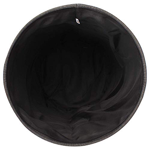 Image of HomeStorie Foldable Cloth Laundry Bag Hamper, Large 60-LTR Black