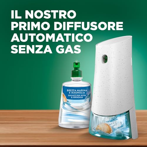 Airwick Active Fresh Deodorante per Ambienti, Confezione con 1 Diffusore Automatico senza gas, 1 Ricarica alla Fragranza Brezza Marina e Magnolia 228ml, 2 Pile AA, Neutralizza Odori 24/7 - Immagine 4