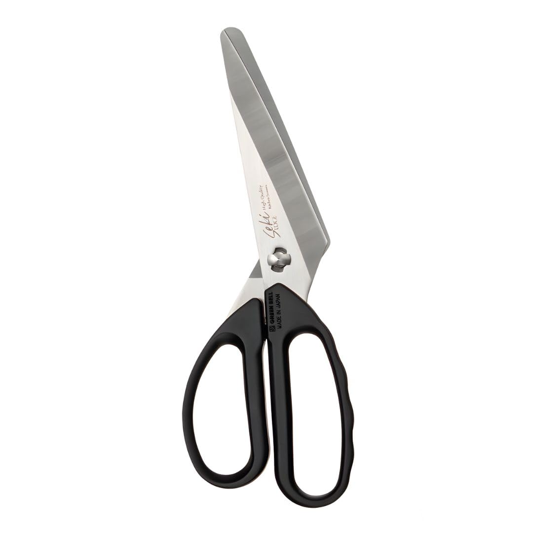 Green Bell 2-in-1 Küchenschere, Messer, zerlegbar, spülmaschinengeeignet, Edelstahlklinge, Griff aus Elastomer, Etui aus Polypropylen, L206 mm (SJ-K220)