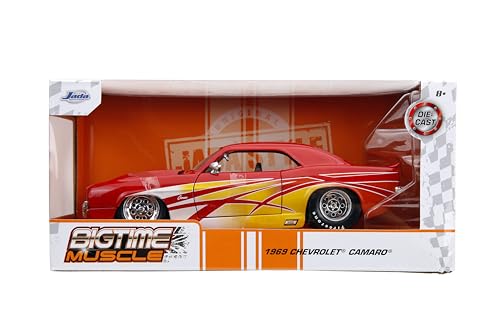 Jada Big Time Muscle Camaro 1:24 1969 rojo miniatura 7