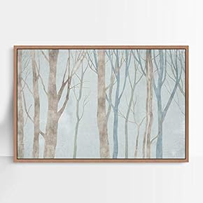 signwin Framed Canvas Wall Art Trees Branches Canvas...