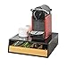 SoBuy®FRG280-SCH,ES Soporte para Cápsulas de Café, Estante cafetera,estantería de cocina,Con un cajón