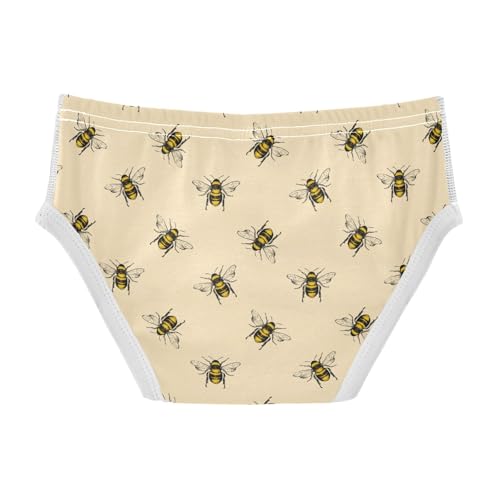 visesunny Boys Potty Training Underwear Honey Bee Breathe Cotton Briefs Size 2T-8Y for Toddler2