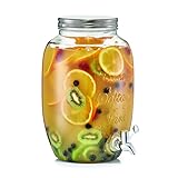 Praktischer Getränkespender aus Glas