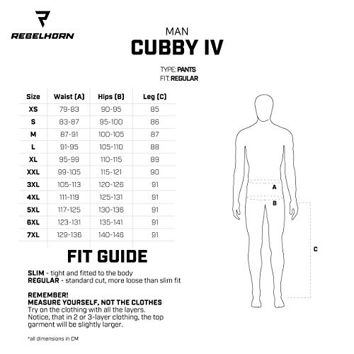 REBELHORN Cubby IV Pantaloni da Moto Uomo |