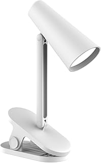 wonderlamp - Flexo con pinza LED 3W Rinos CCT Dim, Batería recargable e Interruptor táctil, Blanco