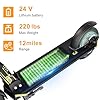 Aolorozo E200 Electric Scooter for Kids Ages 6-12 & Teens,180w Motor,12 MPH 12-Mile Range,Foldable Commuter Scooter with 8" All-Terrain Tires,220 lbs Capacity,LED Colorful Lights & Adjustable Height #1