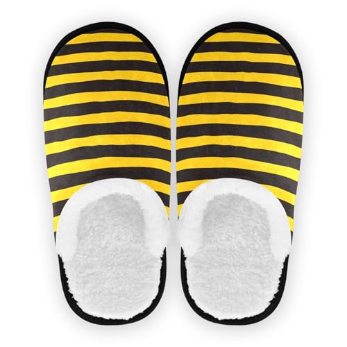 Fuzzy House Slippers Warm Nonslip Slippers for Women's Men's Cozy indoor Travel Shoes