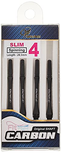 Eje de carbono Cosmo Dardan de tipo spinning negro 4 con sistema de acoplamiento Slim 2