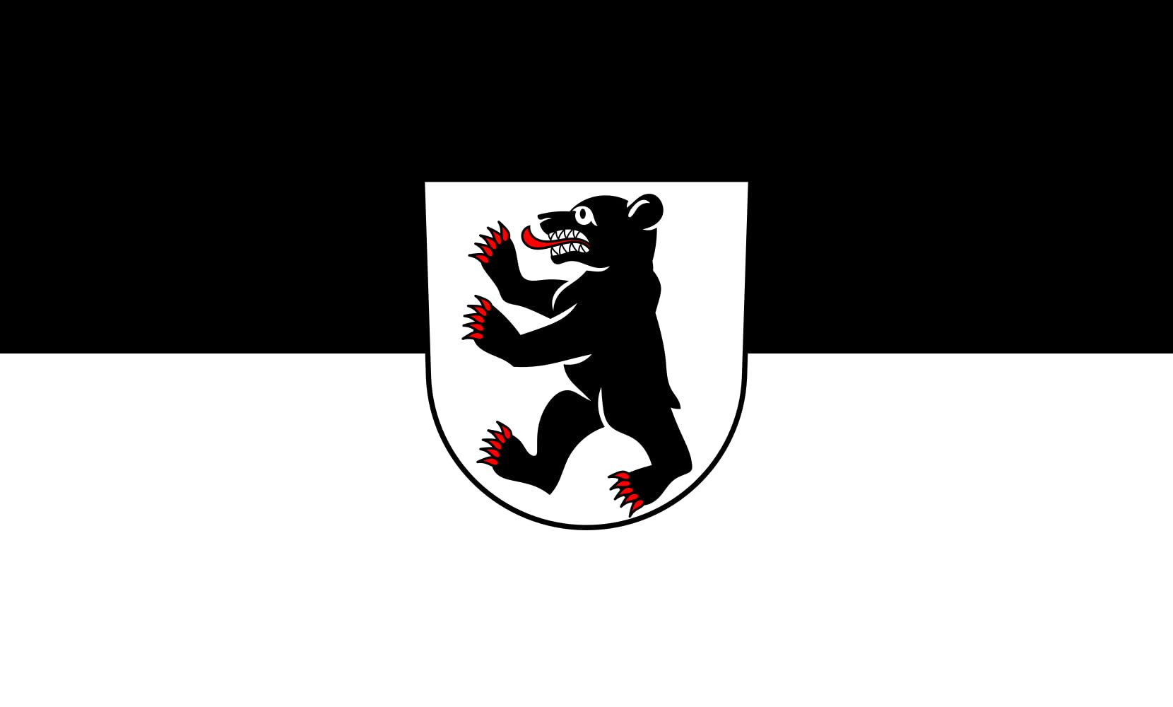 Drapeau Bermatingen paysage de 1.35m² grand format pour mât extérieur