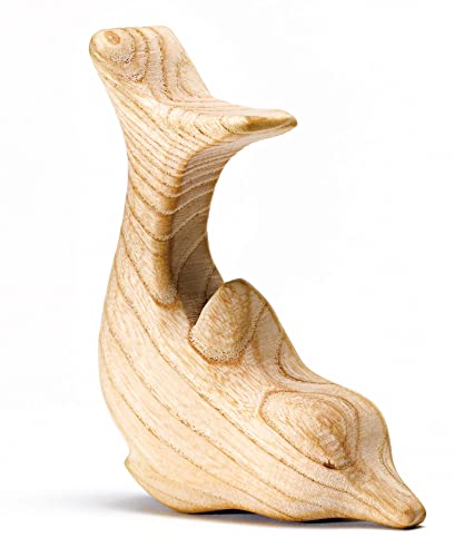 Dauphin en bois naturel Ostheimer 00570, la douceur des jouets d'autrefois