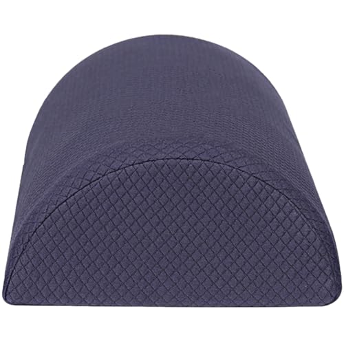 Oreiller polyester jambe de forme de mémoire demi-cylindrique coussin