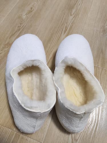 Warm Socks for Farm Boots 100% Natural Sheepskin Cosy Fur House Socks House Slippers2