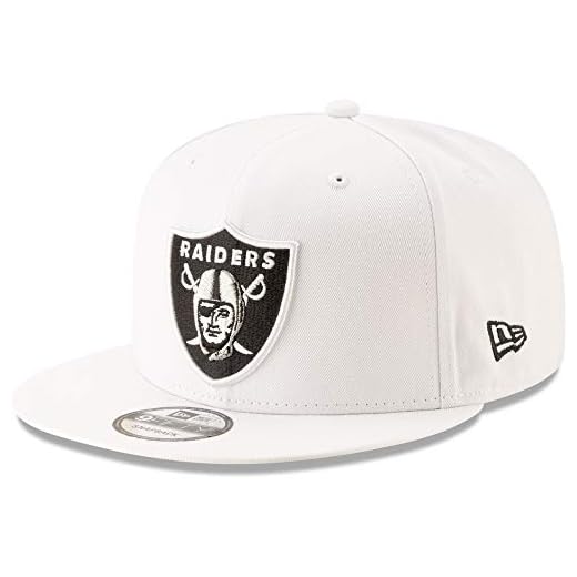 New Era Boné masculino NBA 9Fifty Snapback, Las Vegas Raiders branco, Tamanho �nica