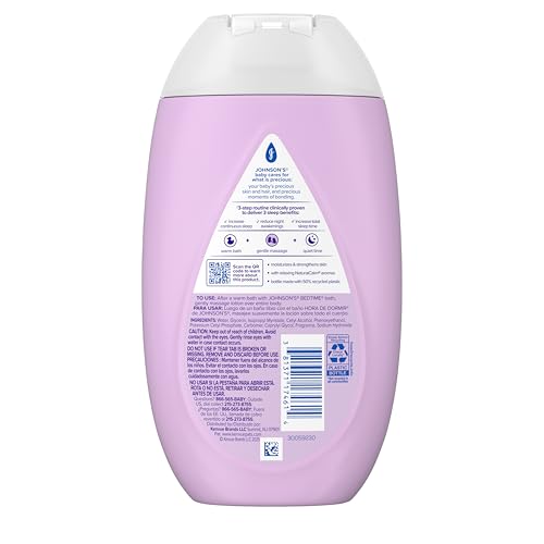 Johnson's Baby Bedtime Lotion, Soothing NaturalCalm Aromas, 13.6 fl oz - image 7