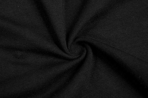 Aphratti CAJT213-003 Women'S Long Sleeve Peter Pan Collar Wear To Work Business Office Wear Outfits Classy Midi Sheath Dress Black01 Large thumb #6