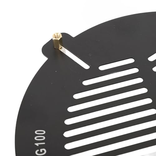 Image of Telescope Focusing Mask, Aluminum Alloy Focusing Fishbone Plate for 104 to 146mm Telescopes, 3 Metal Posts, Precise Focus Tool for Astrophotography and Stargazers