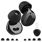 Jerrunie Ear Plugs for Sleeping Noise Cancelling, Adjustable Passive Earplugs for Concerts & Festivals,Reusable Hearing Protection for Sleep,Work,Focus,Travel