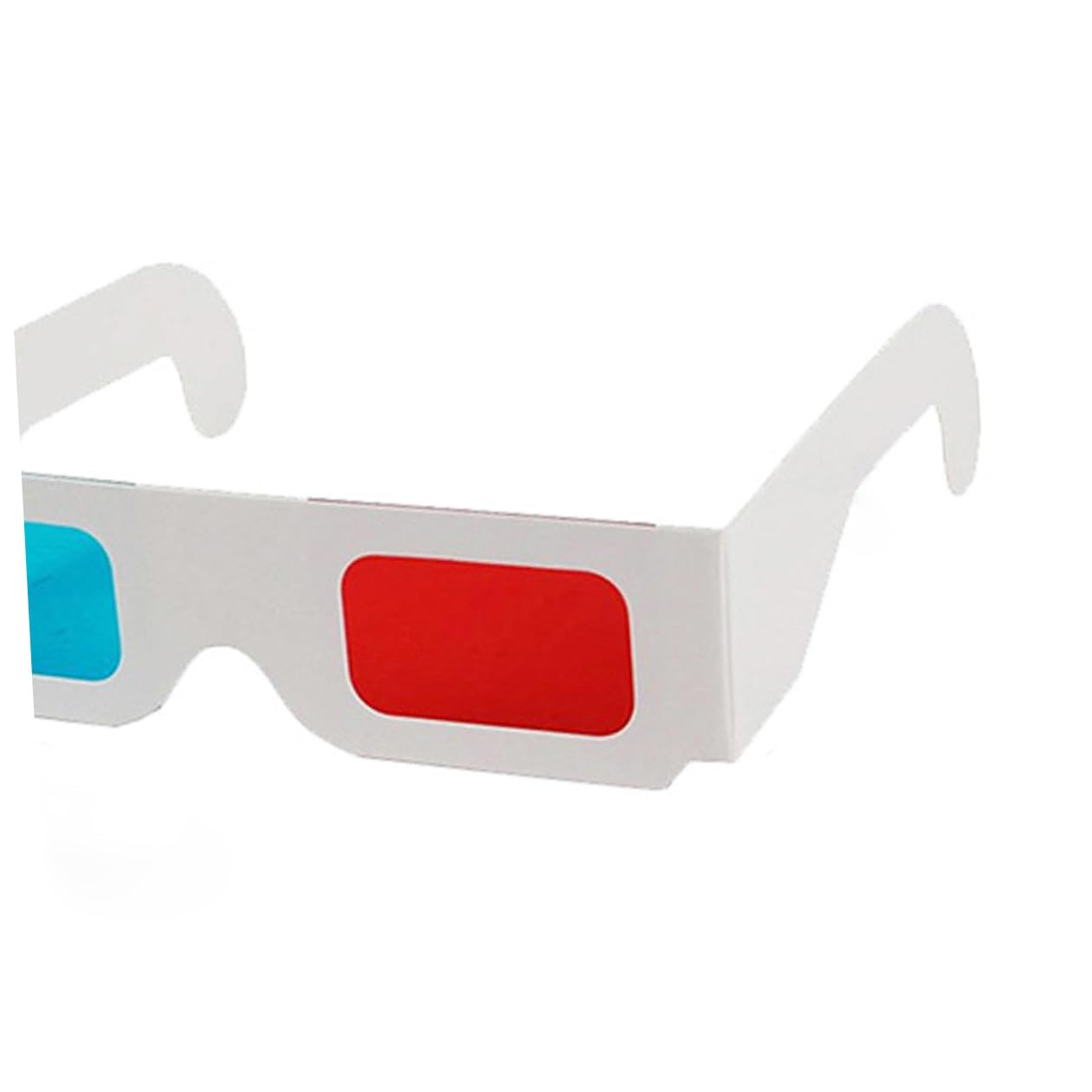 30 Occhiali 3d Monouso in Cartone Anaglifi Rosso e Blu per Adulti, Occhiali da Cinema 3d Portatili per Film, Giochi e Proiezioni, Dimensioni Perfette e Uso Versatile