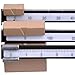 Three-Beam Mechanical Balance Scale, 2610 G/0.1 G Laboratory Analytical Weight Set with Zero Adjustable Tare Function and Magnetic Damping for Scientific Research and Food Industry