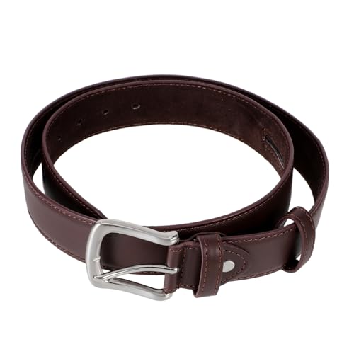 LIFKOME Travel Security Belt -theft Money Belt with Hidden Pocket for Valuables Pu Material Zipper Design for Travel and Everyday Use Brown