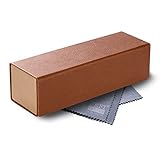 ROBUST & SICHER - Stabiles Hardcover Etui (Metall), griffiger Bezug im Leder-Look - Zuverlässiger Magnetverschluß, weiches, farblich passendes Innenfutter.