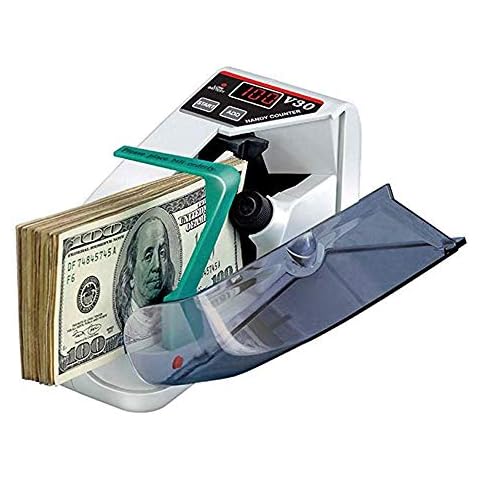 Contador de billetes de Kayla-lan V30 portátil con batería Cover