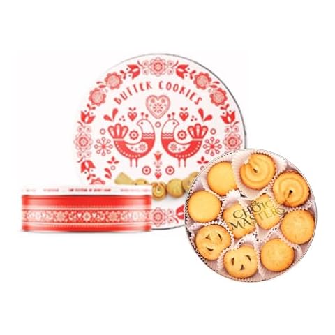 Danish Butter Cookies in Charming Chick Tin Cover