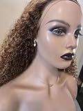 Luxar Beauté Realistic Female Mannequin Head with Shoulder PVC Head Bust Wig Head Stand for Wigs Display & Accessories (Toffee Color)