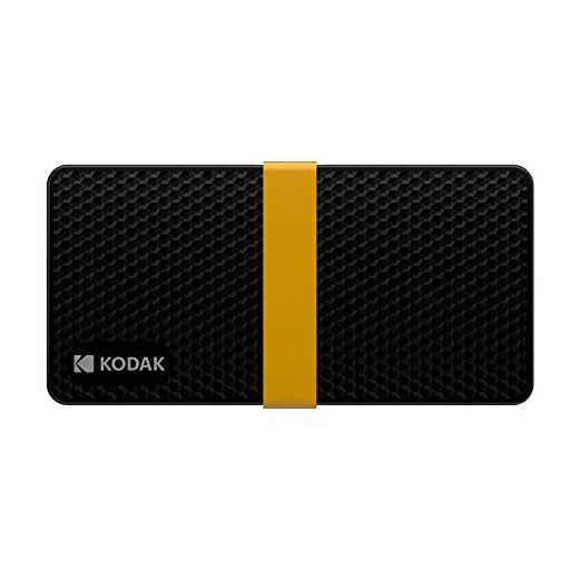 KODAK SSD portátil X200 1TB com USB-C 3.1 Gen 2 (10 Gbps)