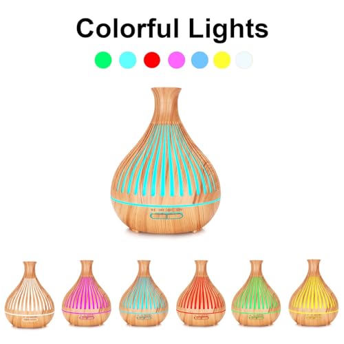 Difusor de aceites esenciales 400ml para habitación grande miniatura 4