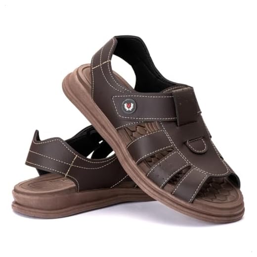 Chinelo Masculino Sandalia Masculina Confortável Ortopédica Antistress Leve - JEF (Café, BR, Adulto, Faixa Numérico, 37, 38)