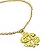 Produktbild Oblique Unique® Kette Dollar Zeichen Rapper Goldene Millionär Gangster Kette - Satter Goldlook - Perfekt zum Protzen