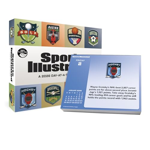 2026 Sports Illustrated Sports Day-at-a-Time Box Calendar