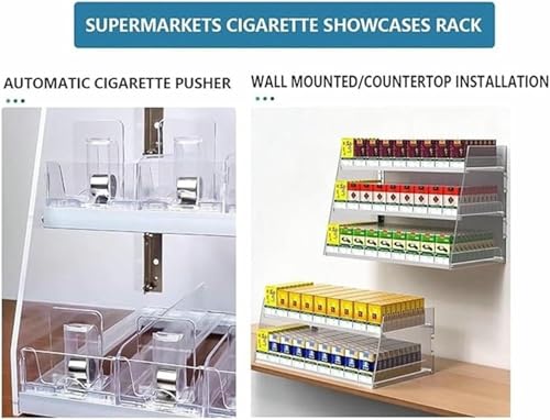 Présentoir à cigarettes pour supermarché évitant le désordre en caisse - 2