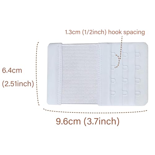 Image of Women's Bra Extenders 4 Hook / 3 Hook / 5 Hook / 2 Hook Soft Comfortable Stretchy Bra Extension Strap