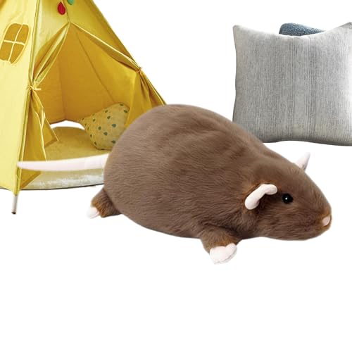 Peluche de hámster | Gigante 89 Cm Realista Adorable Peluche Coleccionables,Peluche De Hámster Peluche | Para Niños Niñas Oficinas Cafés Sofás Camas Vacaciones De Cumpleaños