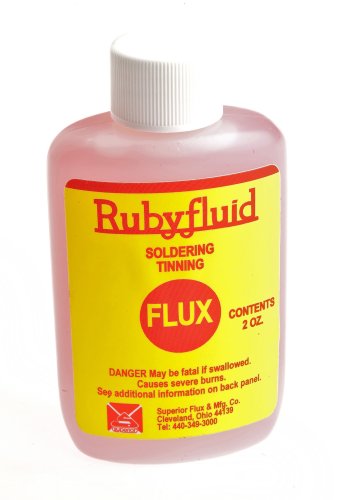 Ruby Fluid 60301 Flux for Soldering, 2-Ounce